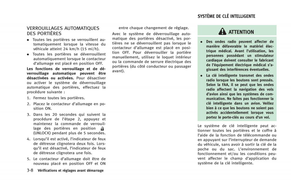 manual  Infiniti Q60 Coupe manuel du proprietaire / page 161