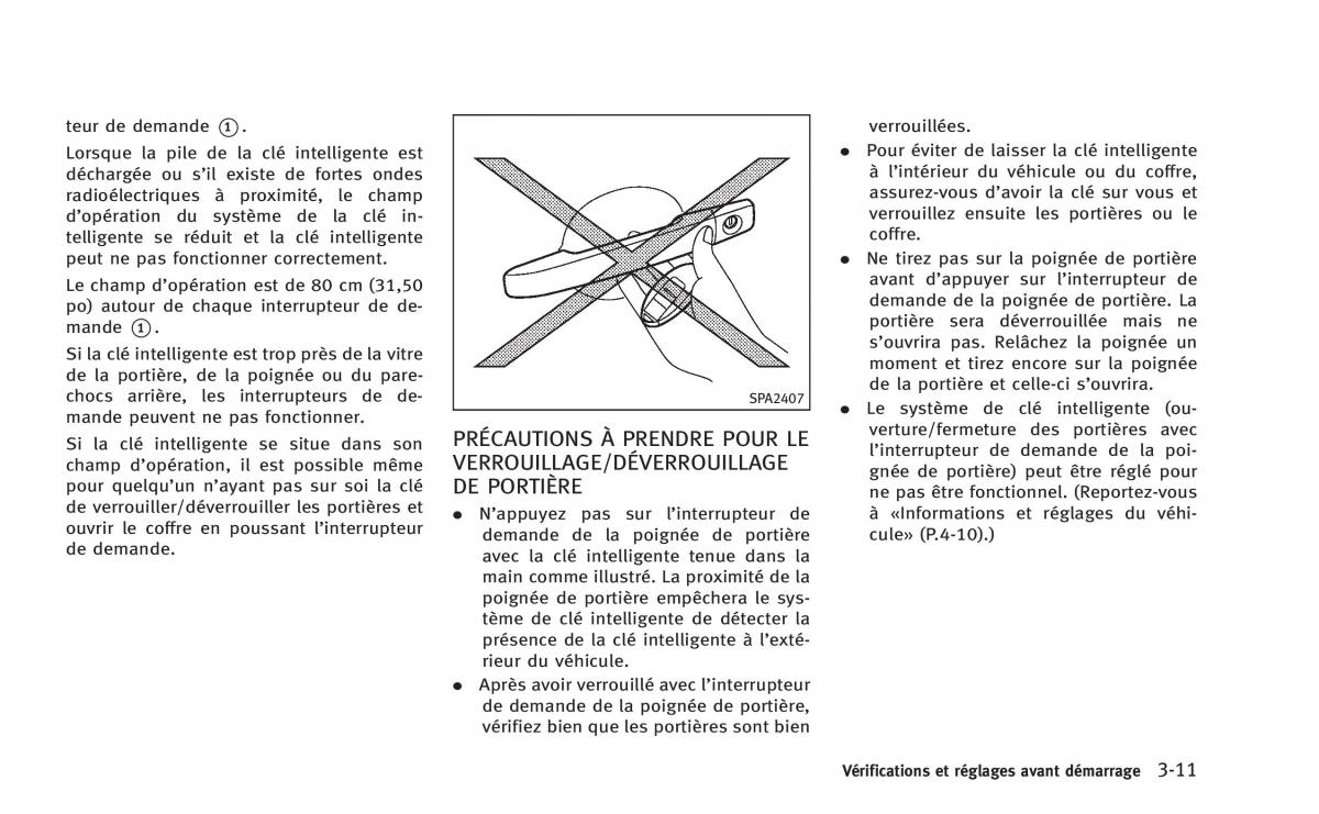 manual  Infiniti Q60 Coupe manuel du proprietaire / page 164