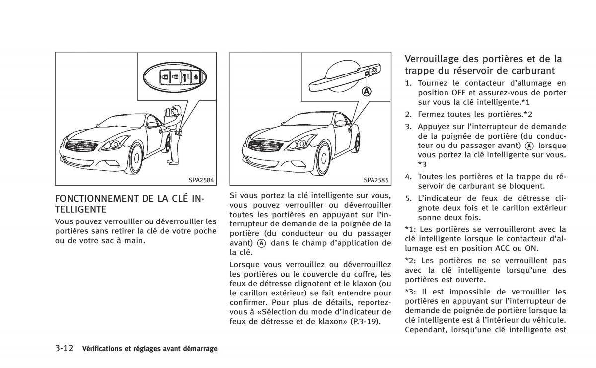 manual  Infiniti Q60 Coupe manuel du proprietaire / page 165