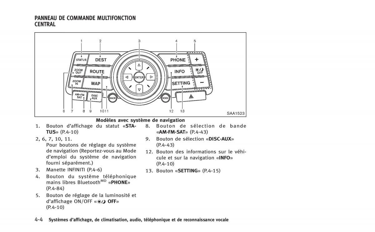 manual  Infiniti Q60 Coupe manuel du proprietaire / page 193