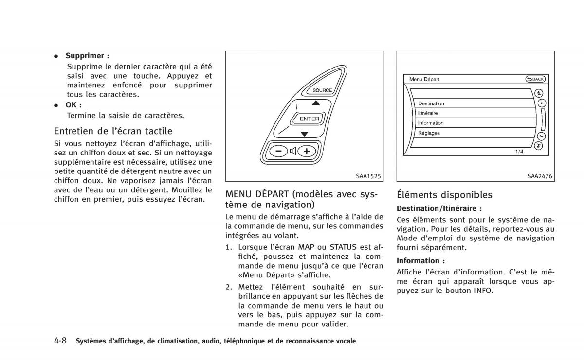 manual  Infiniti Q60 Coupe manuel du proprietaire / page 197