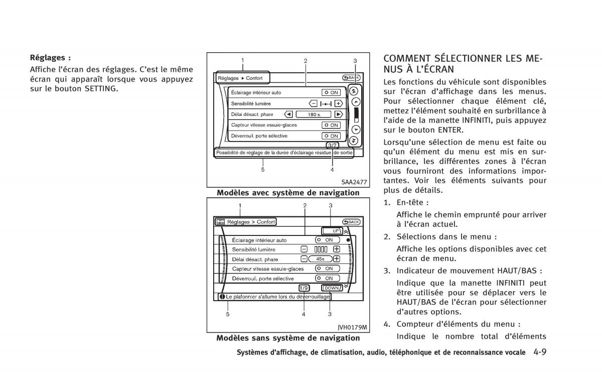 manual  Infiniti Q60 Coupe manuel du proprietaire / page 198