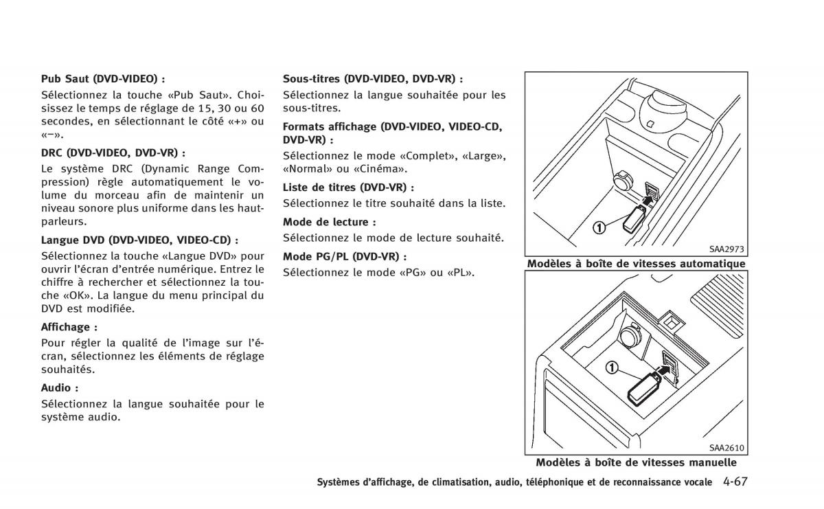 manual  Infiniti Q60 Coupe manuel du proprietaire / page 256