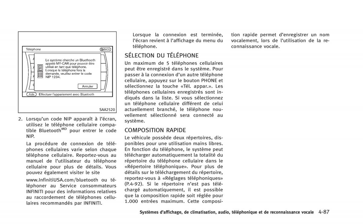 manual  Infiniti Q60 Coupe manuel du proprietaire / page 276