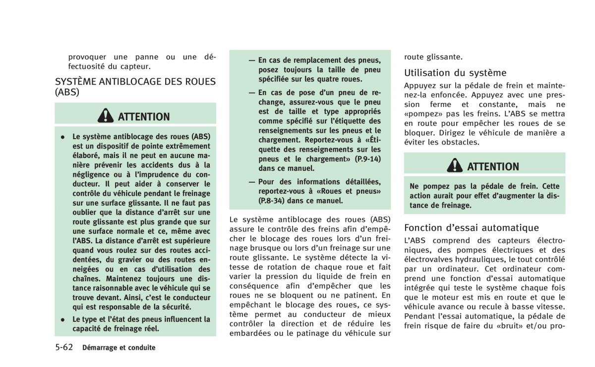 manual  Infiniti Q60 Coupe manuel du proprietaire / page 391