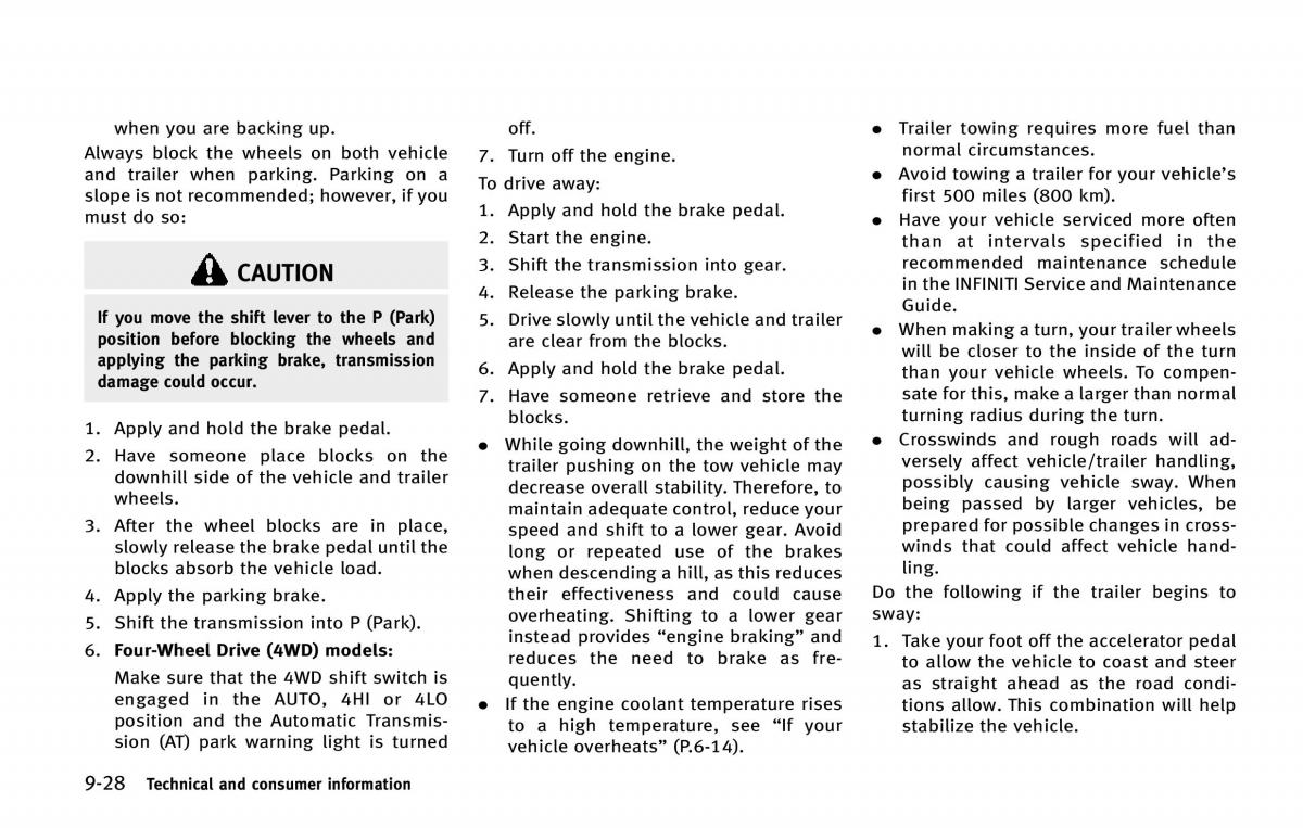 Infiniti QX80 owners manual / page 557