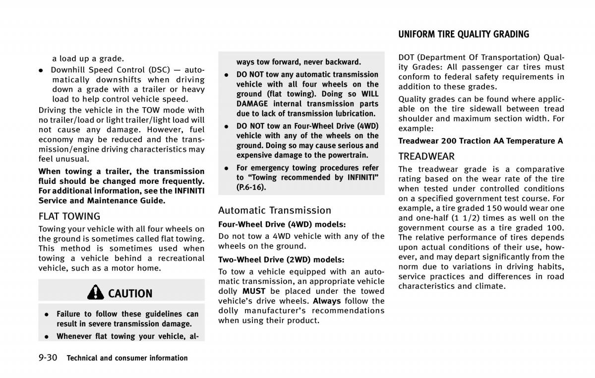 Infiniti QX80 owners manual / page 559