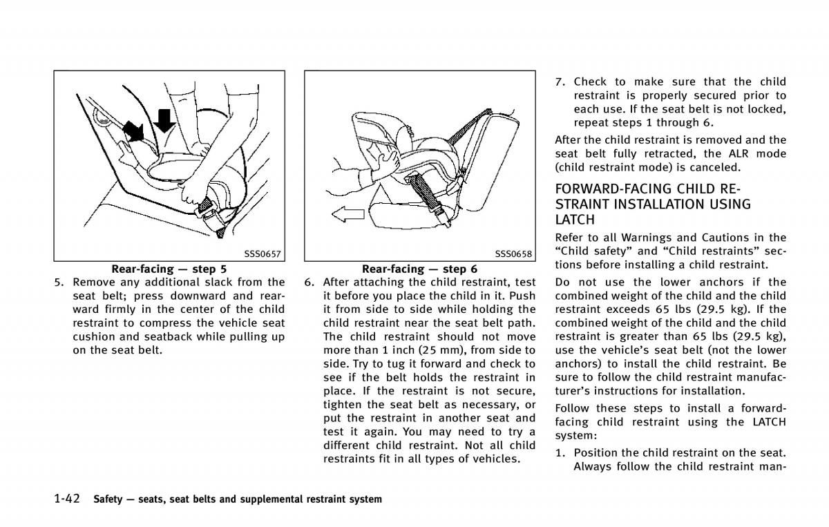 Infiniti QX80 owners manual / page 65