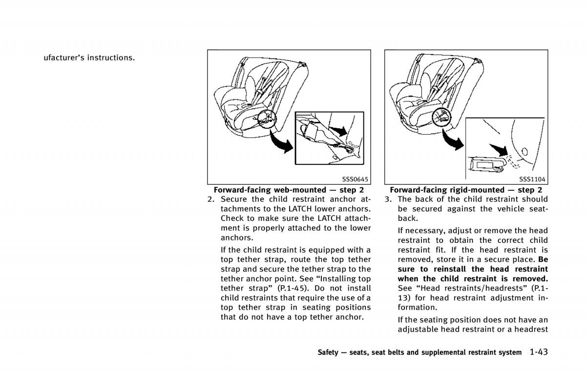 Infiniti QX80 owners manual / page 66