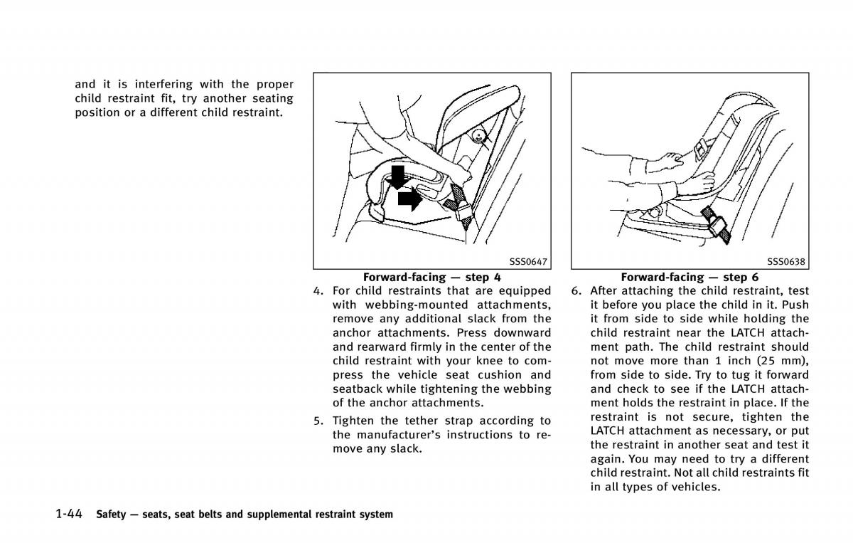 Infiniti QX80 owners manual / page 67