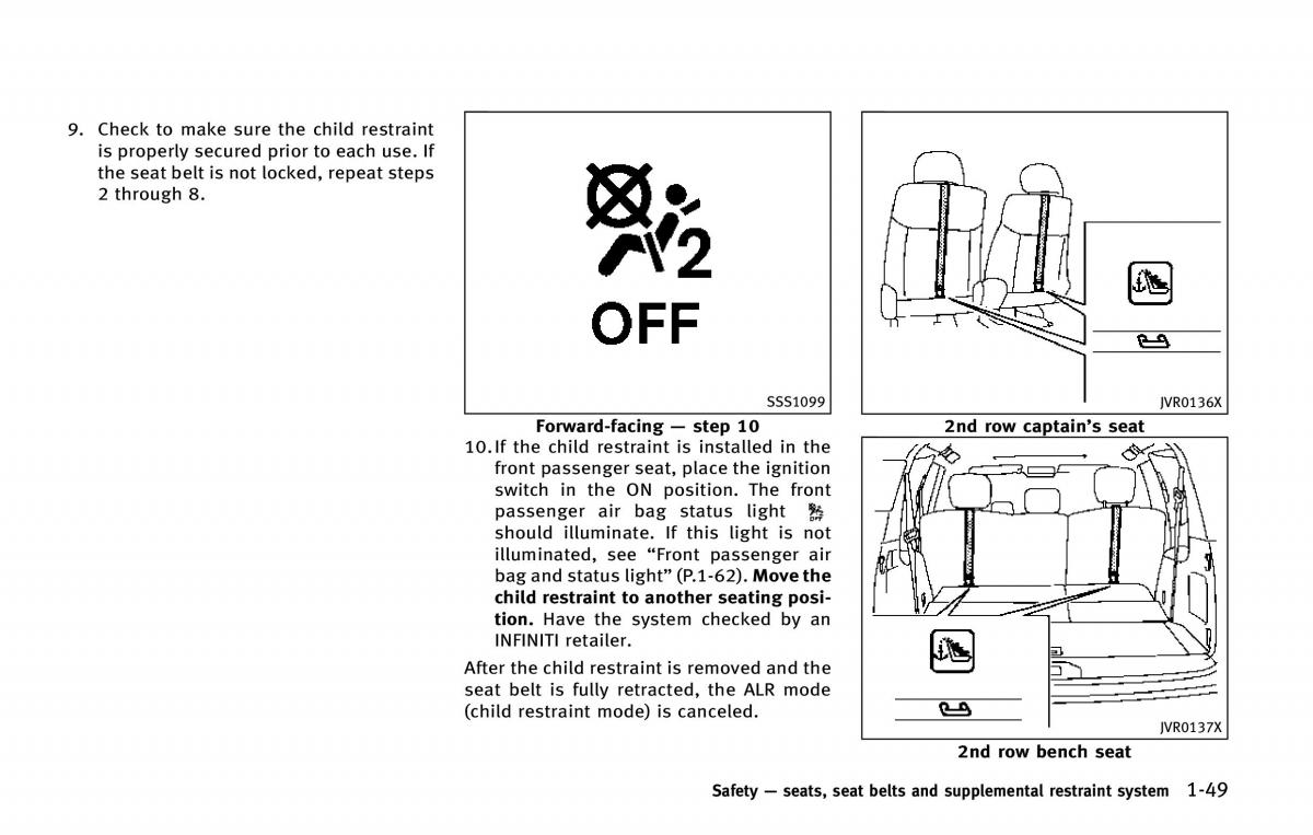 Infiniti QX80 owners manual / page 72