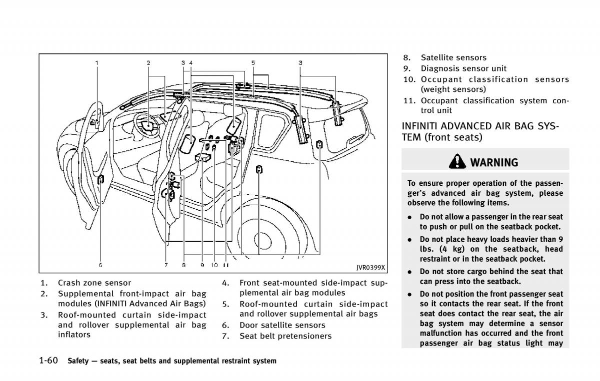 Infiniti QX80 owners manual / page 83