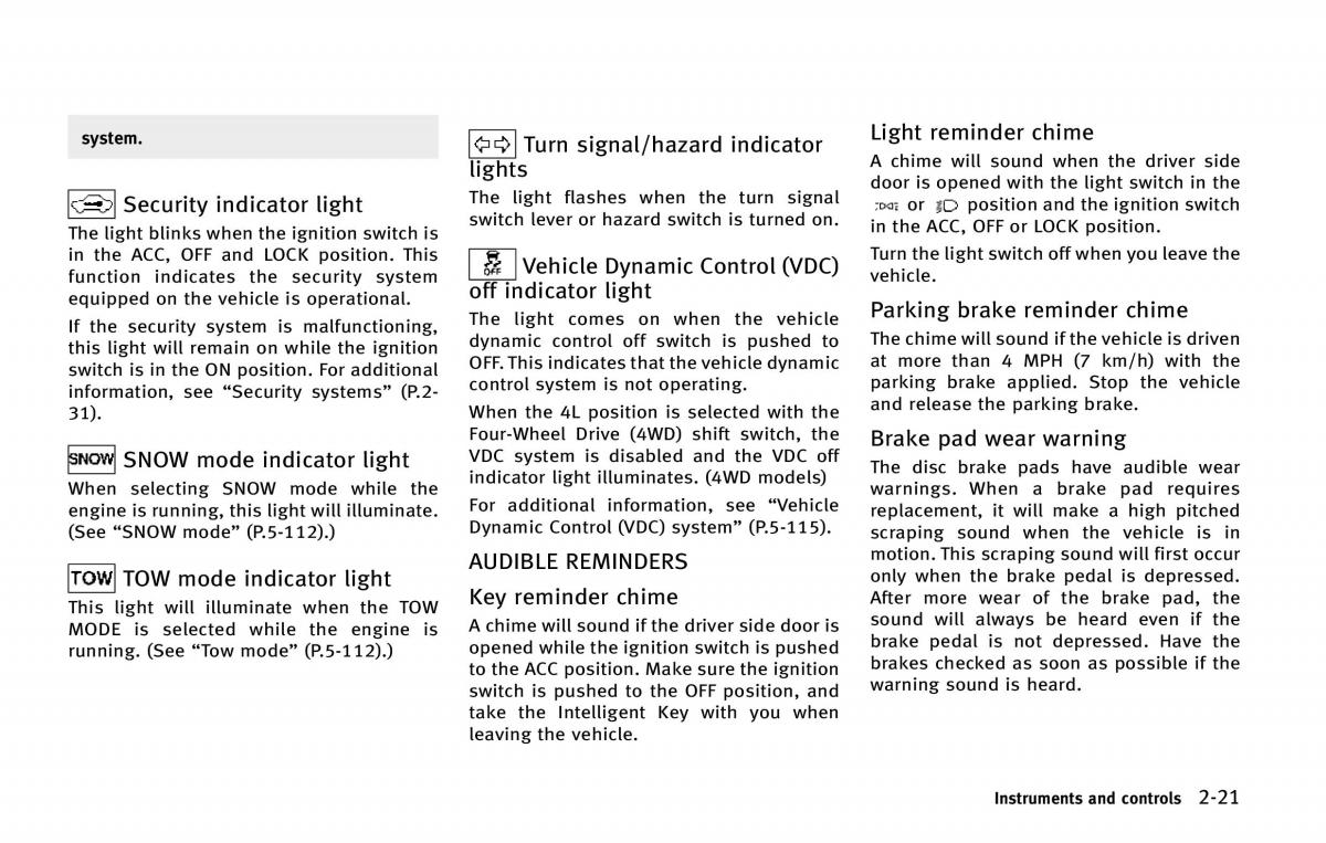 Infiniti QX80 owners manual / page 114