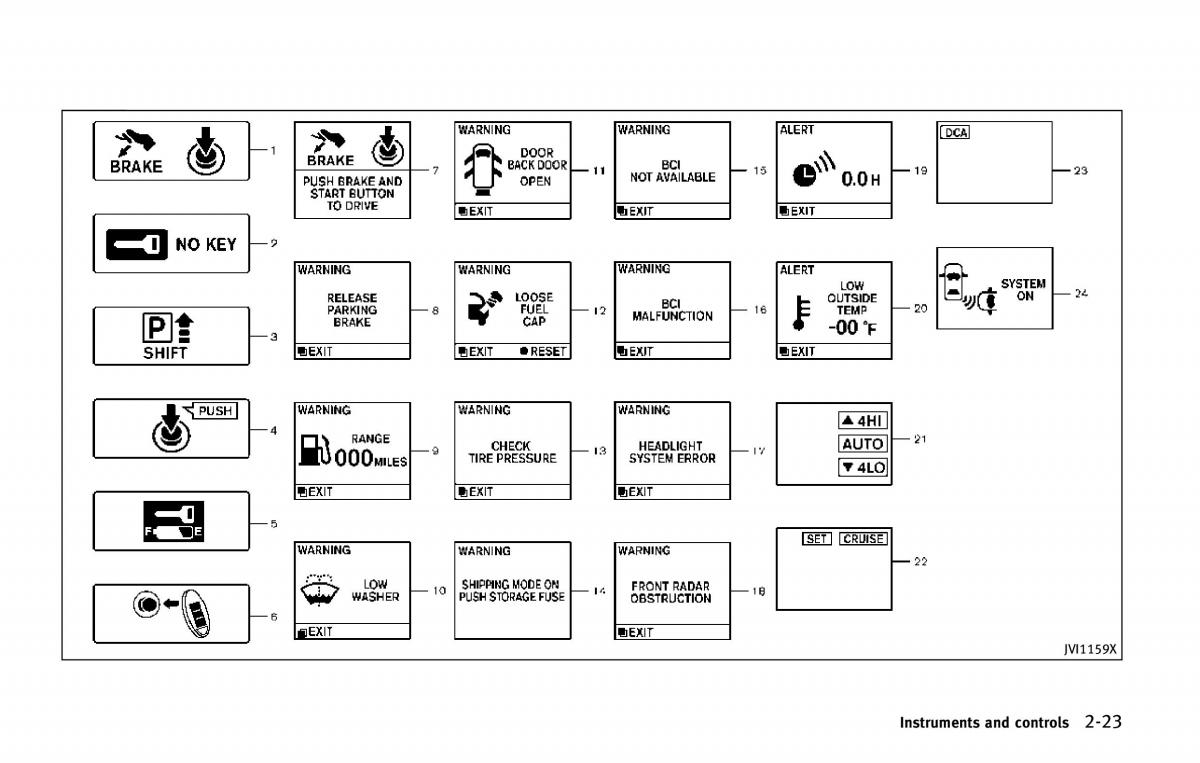 Infiniti QX80 owners manual / page 116