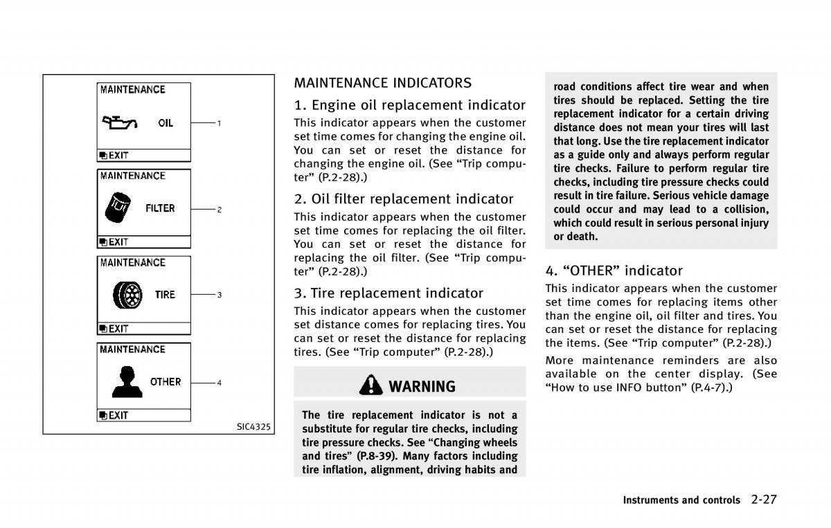 Infiniti QX80 owners manual / page 120