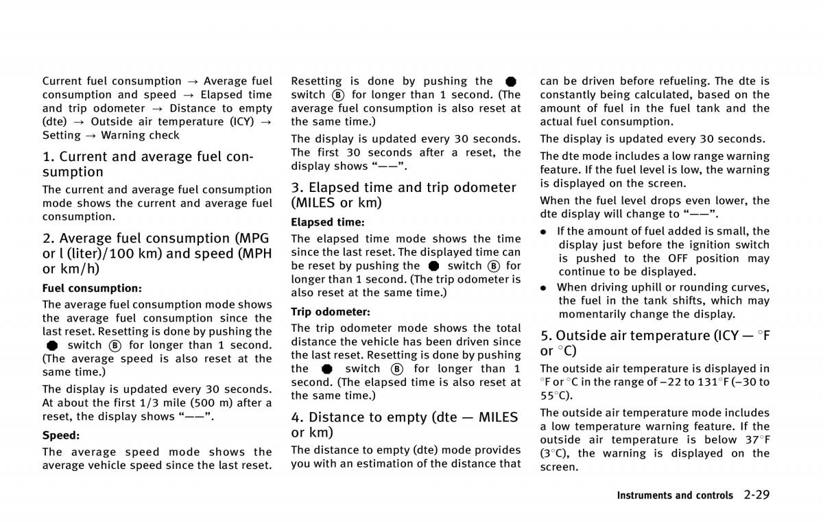 Infiniti QX80 owners manual / page 122