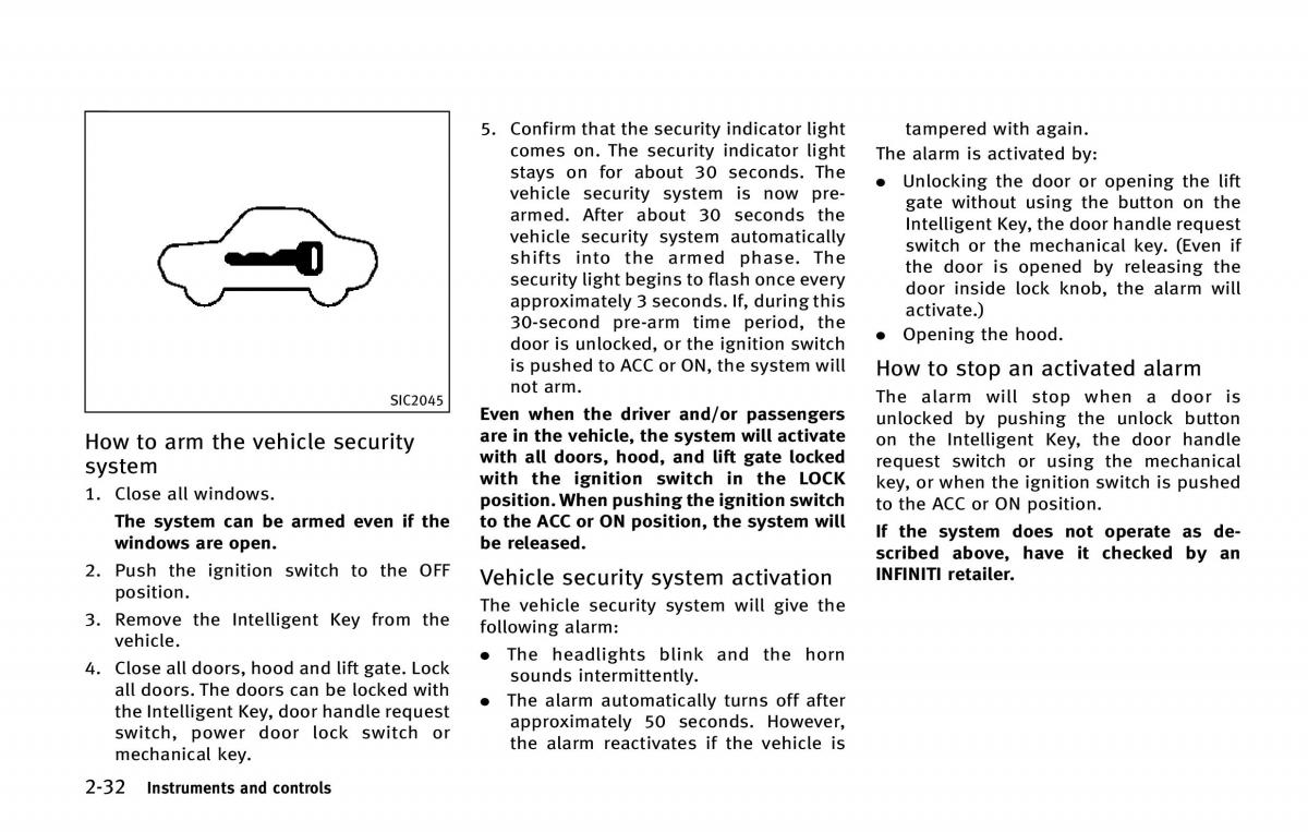 Infiniti QX80 owners manual / page 125