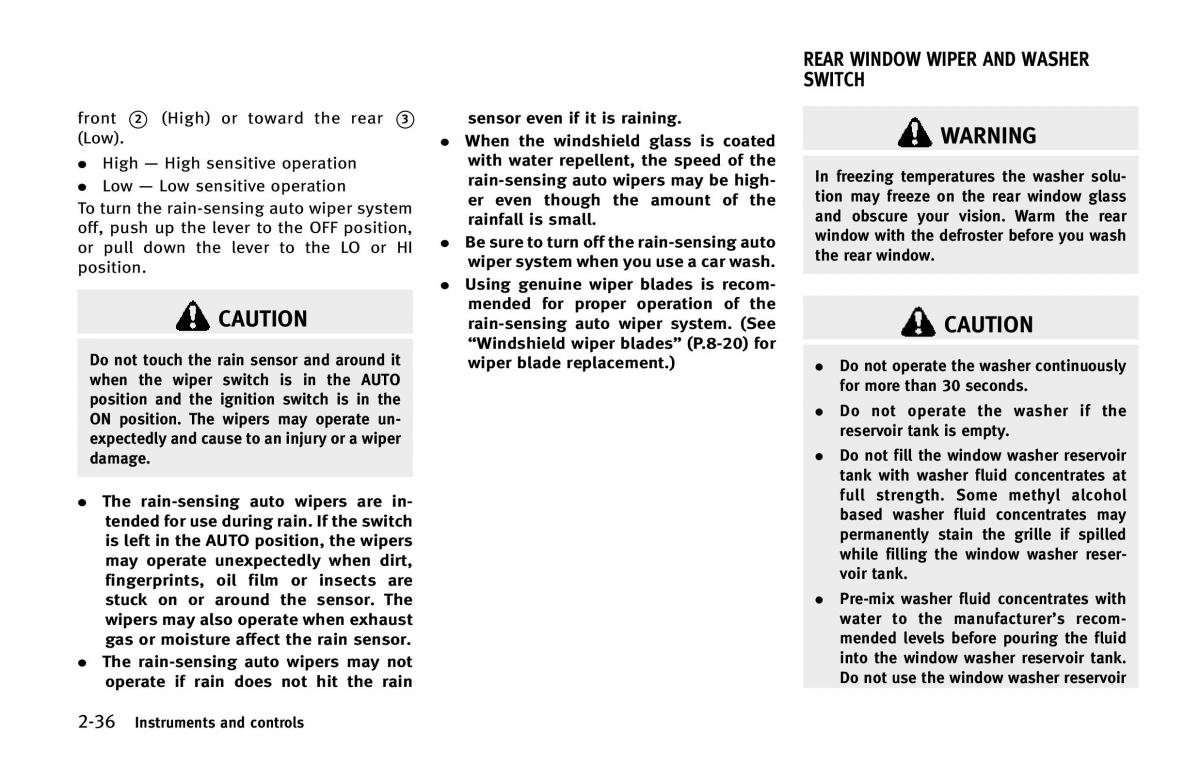 Infiniti QX80 owners manual / page 129