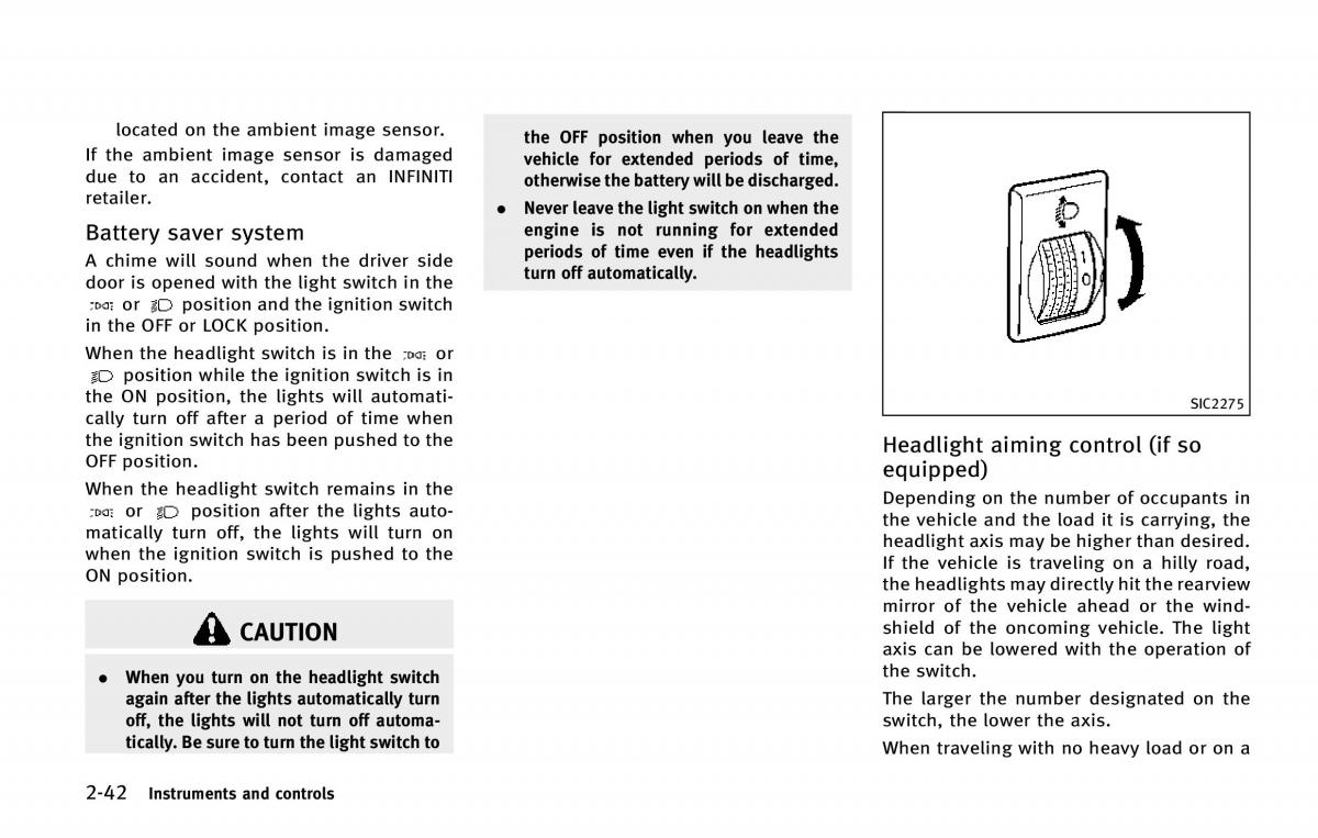 Infiniti QX80 owners manual / page 135