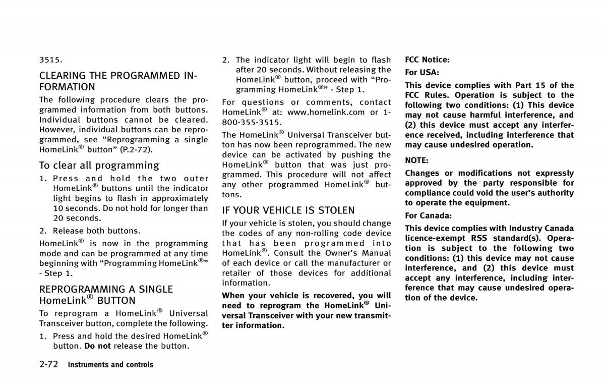 Infiniti QX80 owners manual / page 165