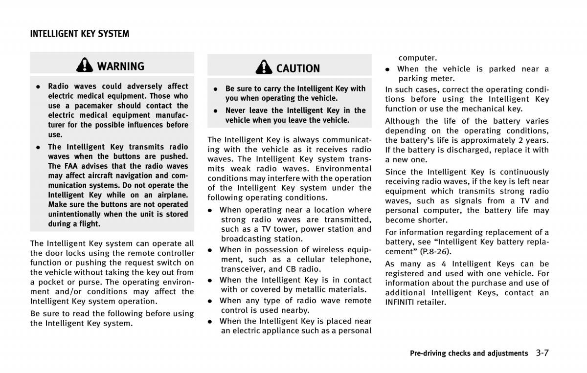 Infiniti QX80 owners manual / page 172