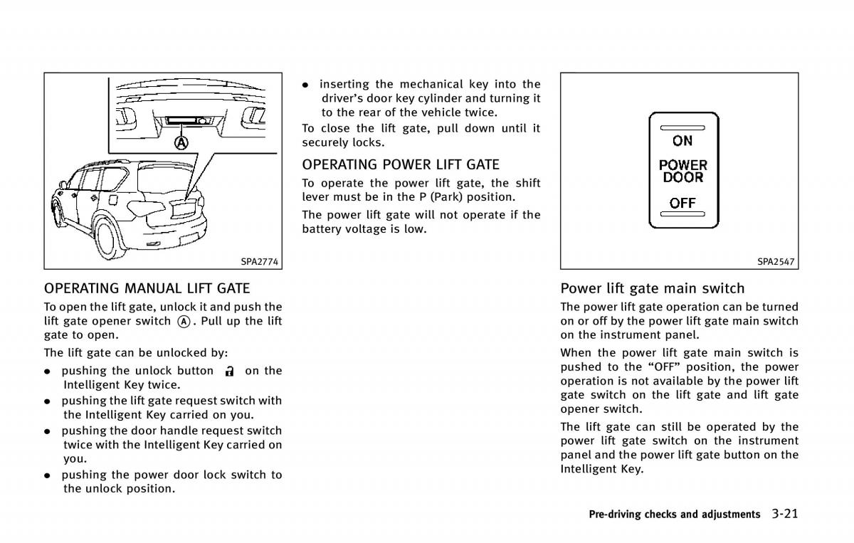 Infiniti QX80 owners manual / page 186