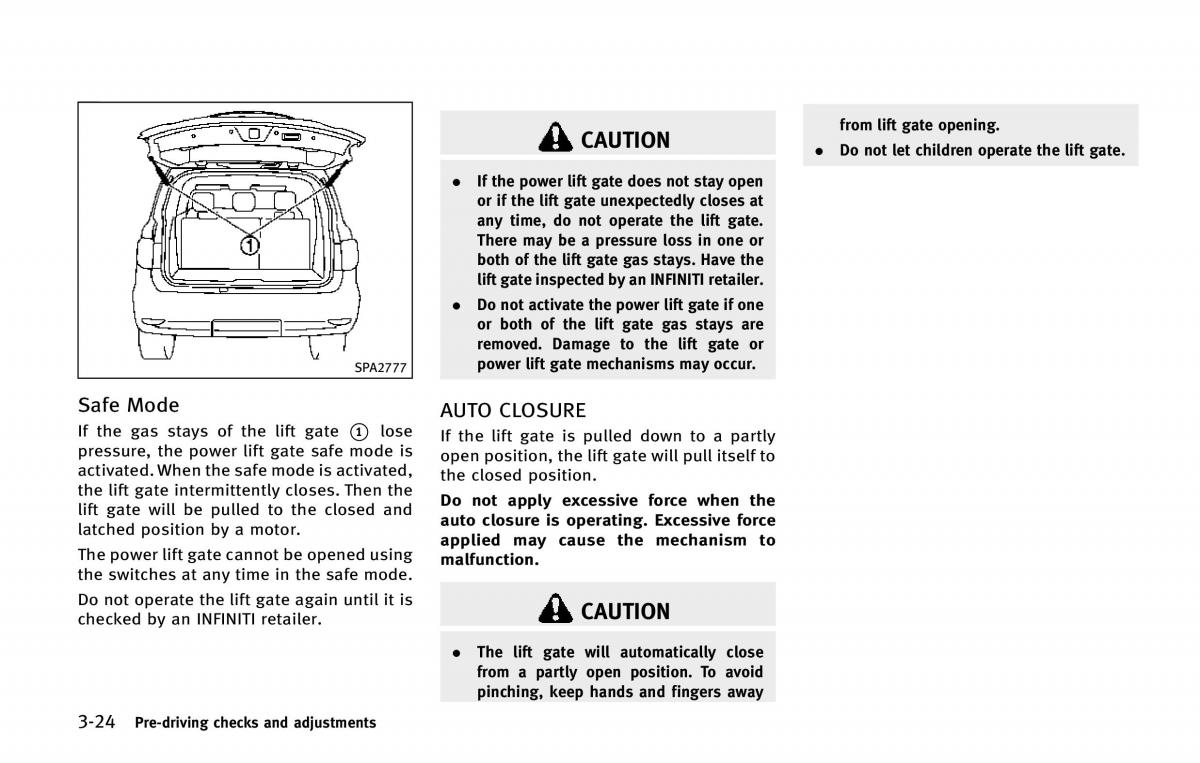 Infiniti QX80 owners manual / page 189