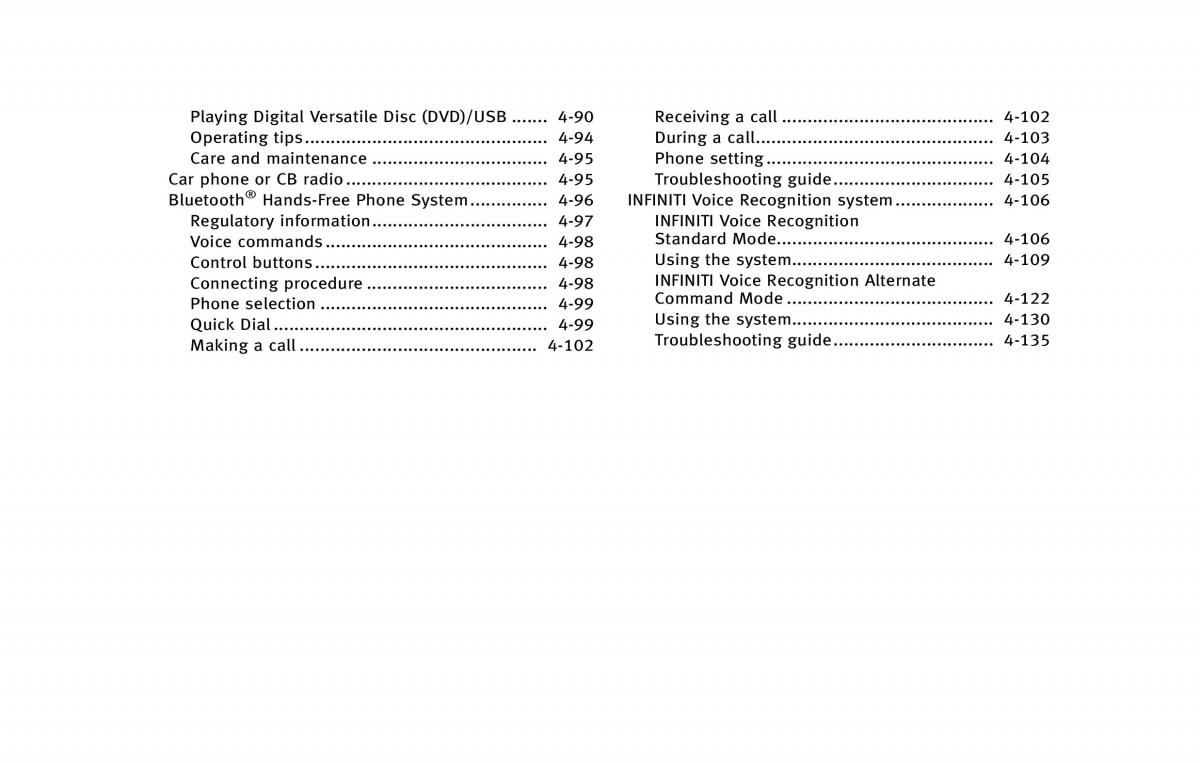 Infiniti QX80 owners manual / page 203