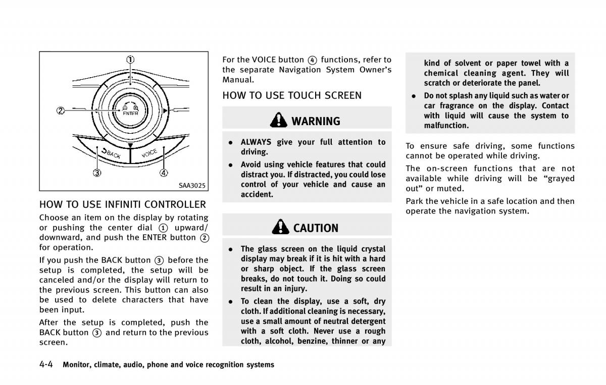 Infiniti QX80 owners manual / page 205