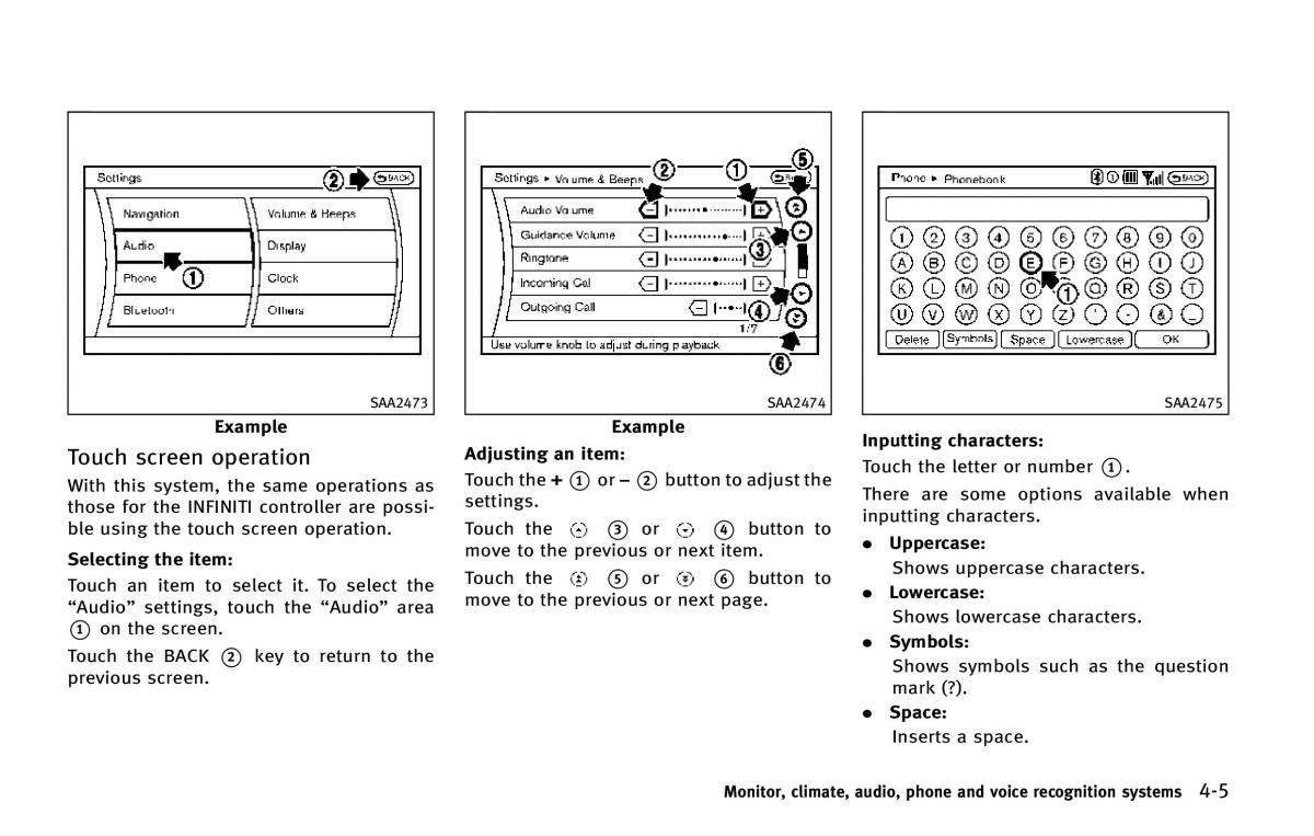 Infiniti QX80 owners manual / page 206