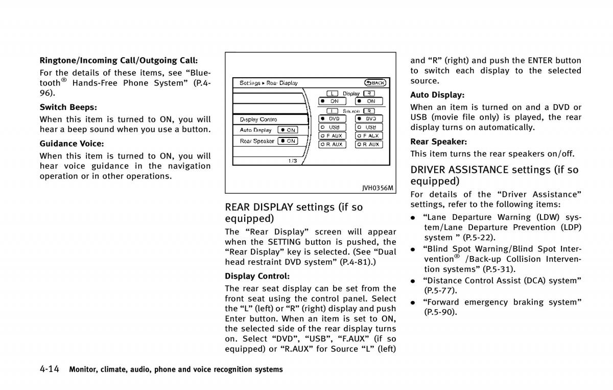 Infiniti QX80 owners manual / page 215