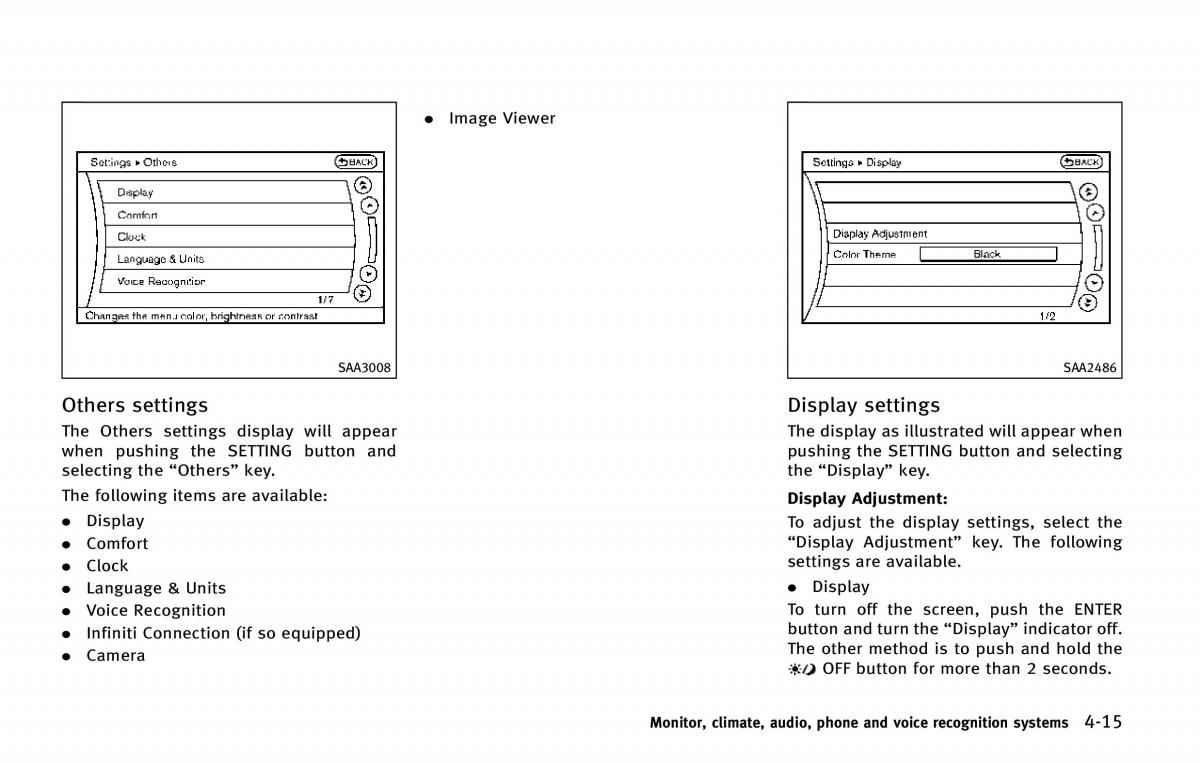 Infiniti QX80 owners manual / page 216