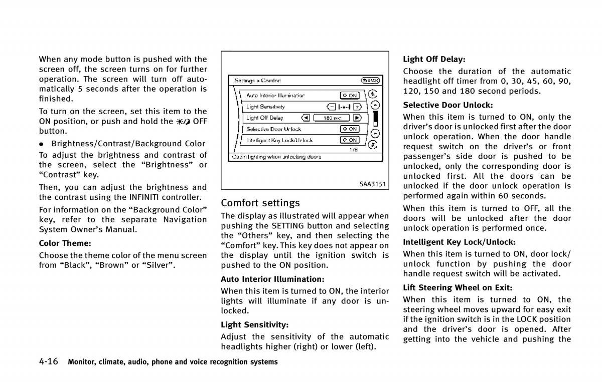 Infiniti QX80 owners manual / page 217