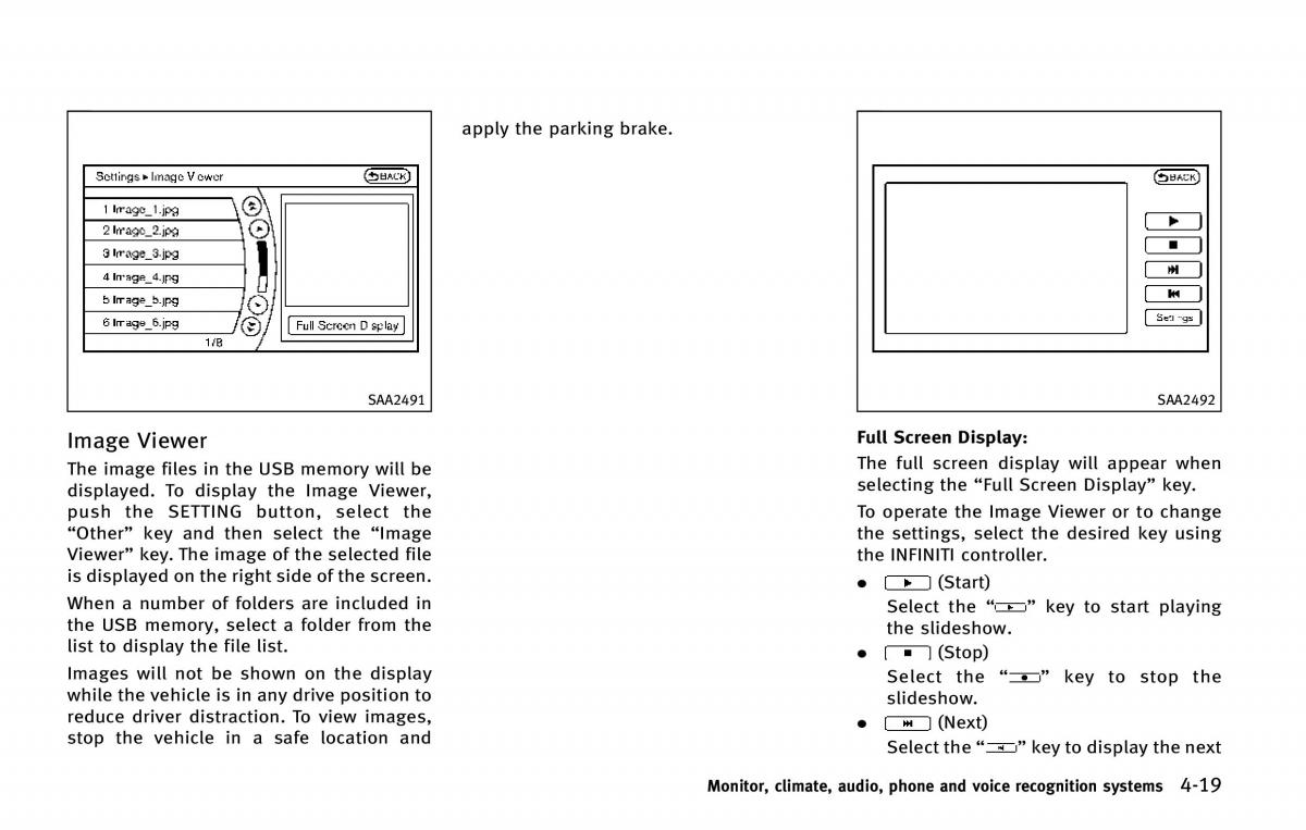 Infiniti QX80 owners manual / page 220