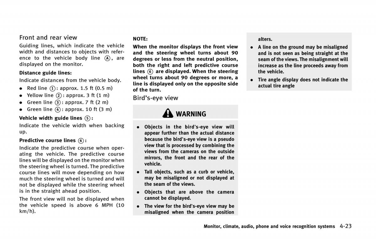 Infiniti QX80 owners manual / page 224