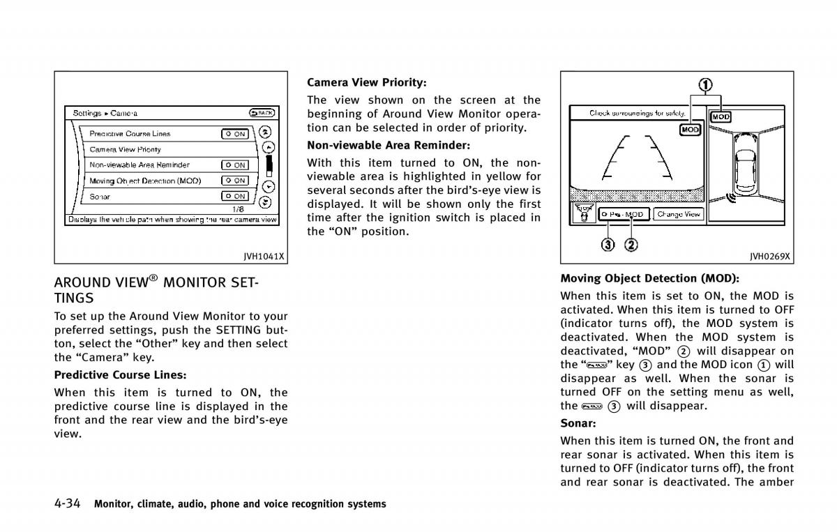 Infiniti QX80 owners manual / page 235