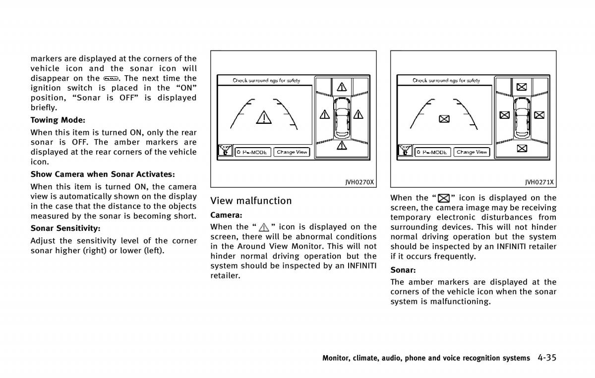 Infiniti QX80 owners manual / page 236