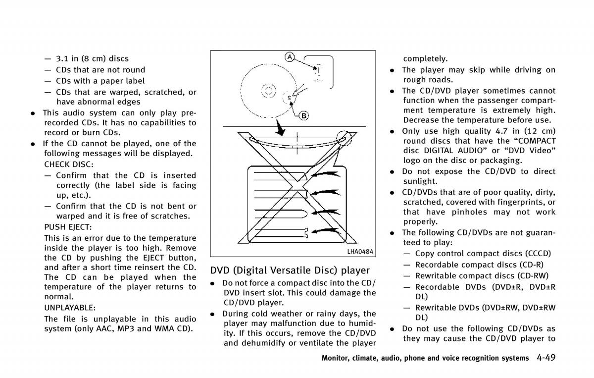 Infiniti QX80 owners manual / page 250