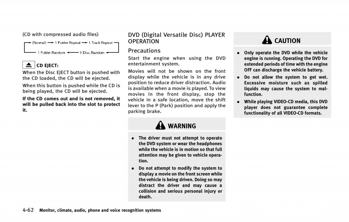 Infiniti QX80 owners manual / page 263