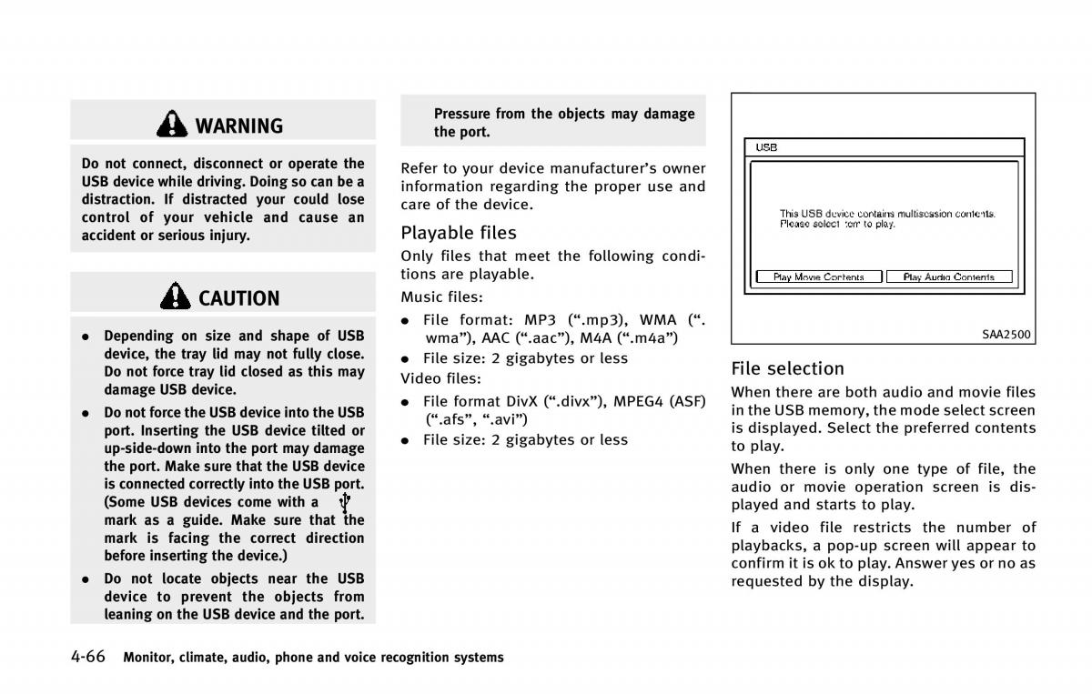 Infiniti QX80 owners manual / page 267