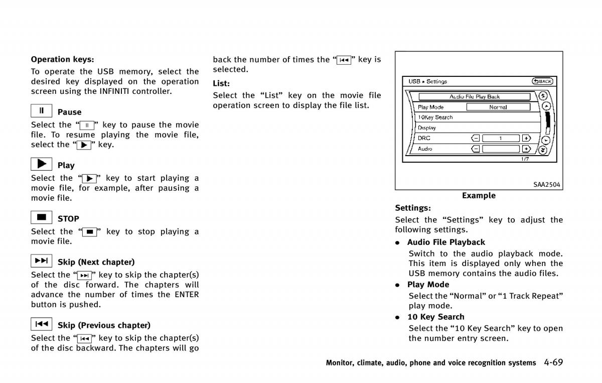 Infiniti QX80 owners manual / page 270