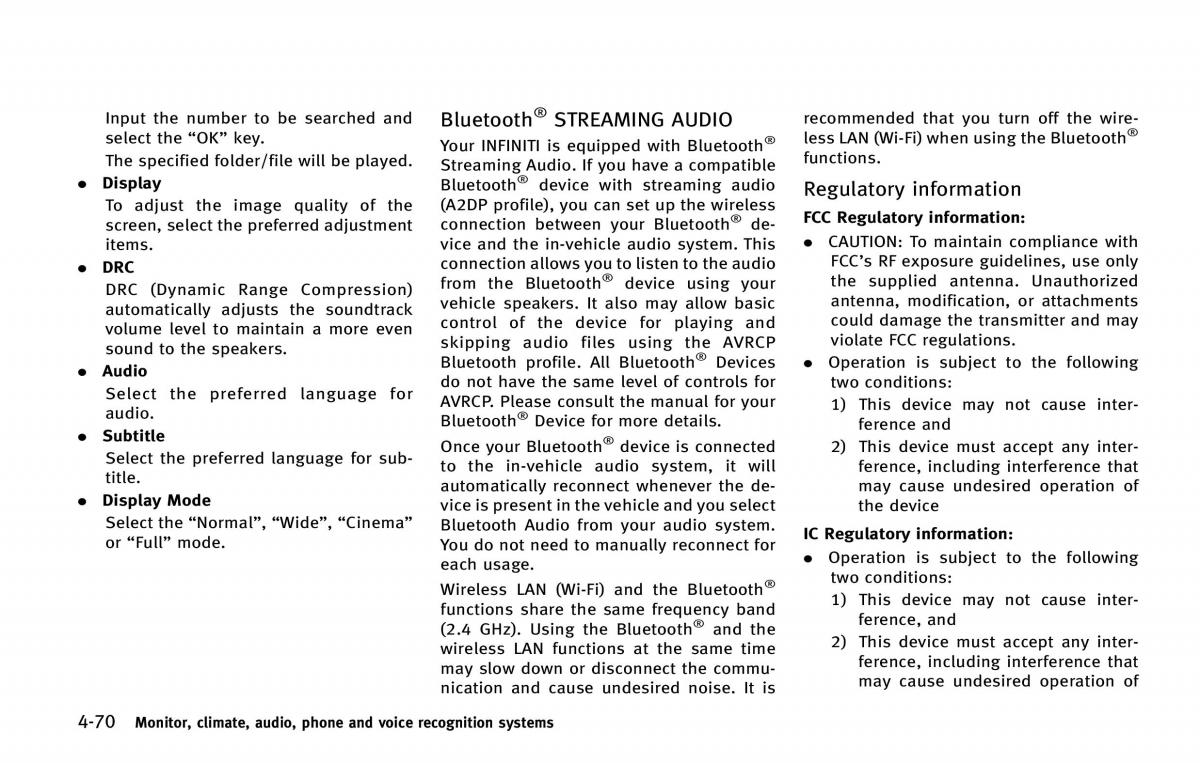 Infiniti QX80 owners manual / page 271