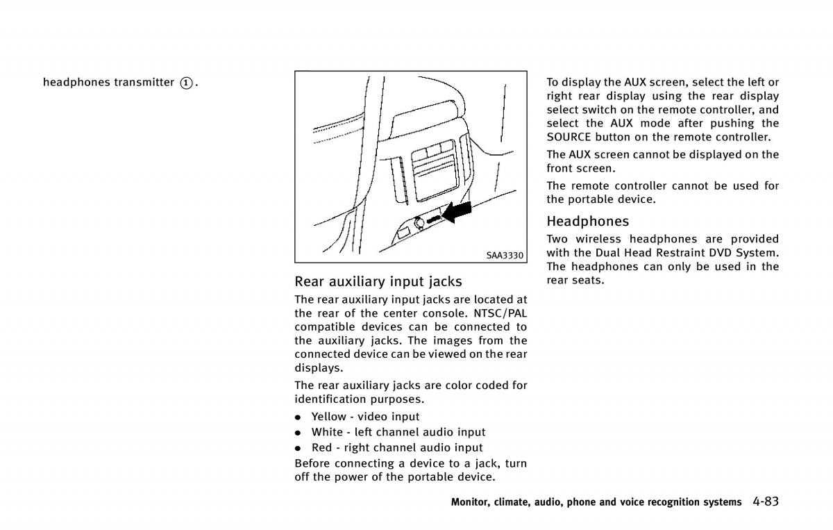 Infiniti QX80 owners manual / page 284