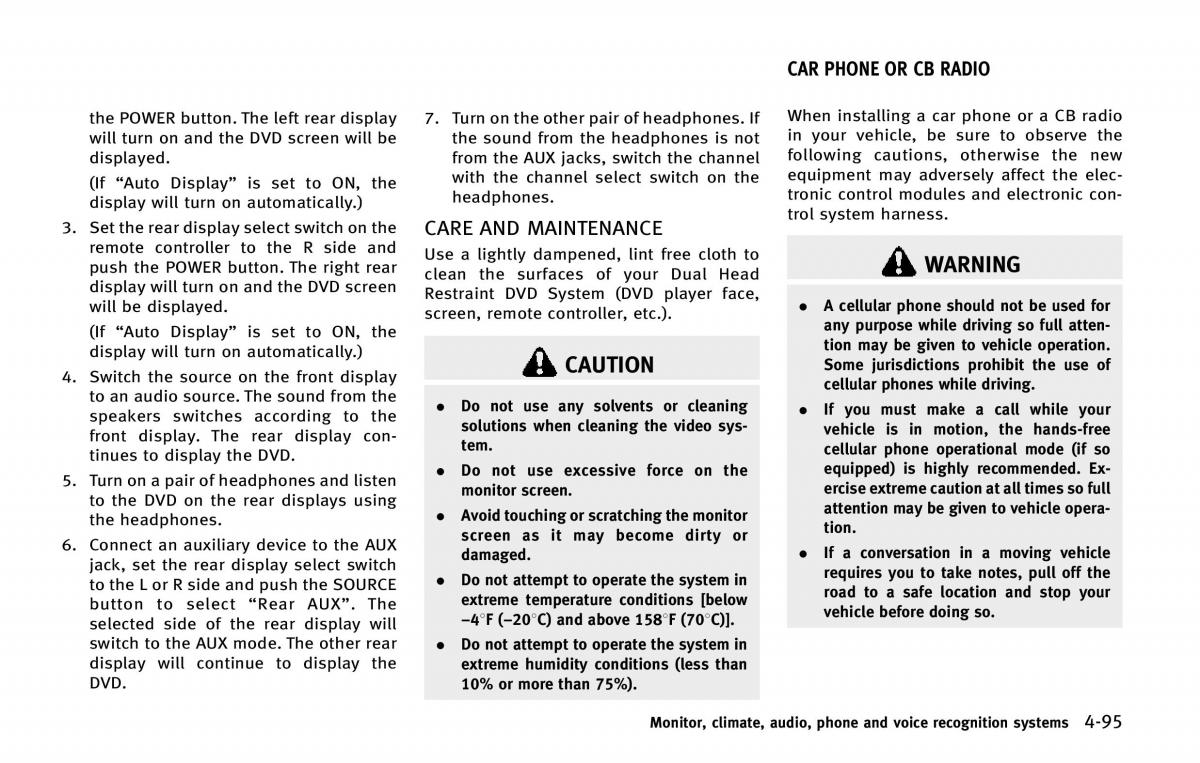 Infiniti QX80 owners manual / page 296