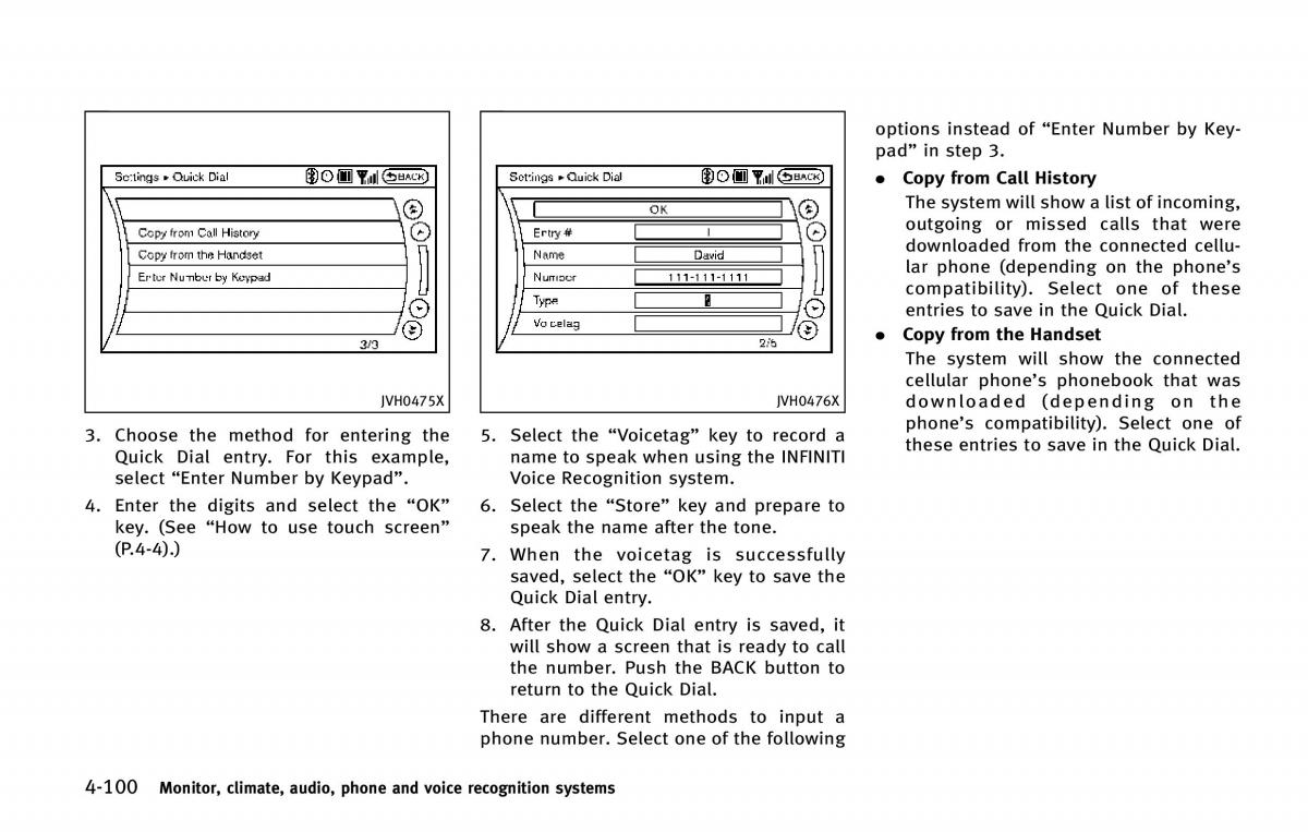 Infiniti QX80 owners manual / page 301