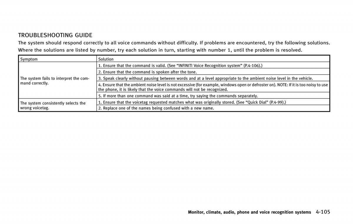 Infiniti QX80 owners manual / page 306