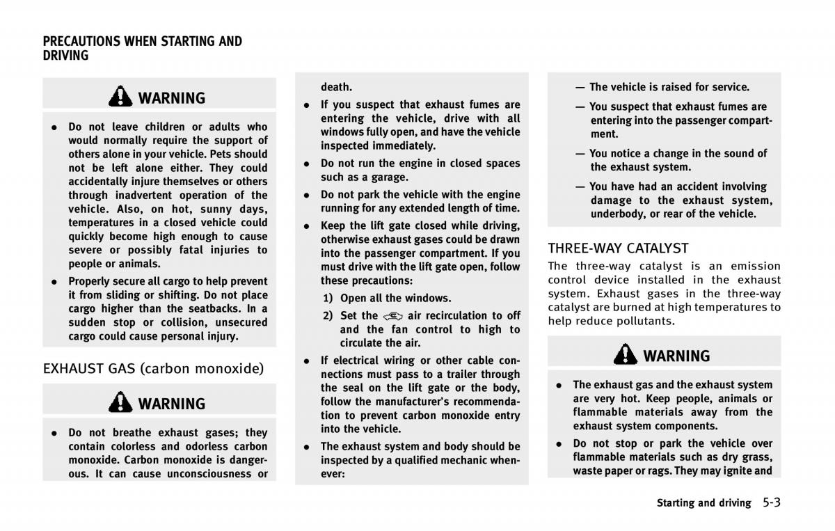 Infiniti QX80 owners manual / page 340