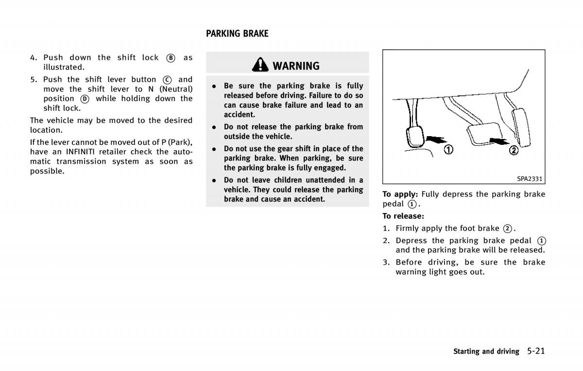 Infiniti QX80 owners manual / page 358