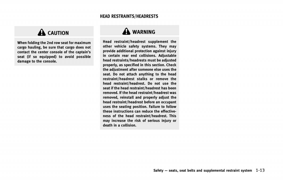 Infiniti QX80 owners manual / page 36