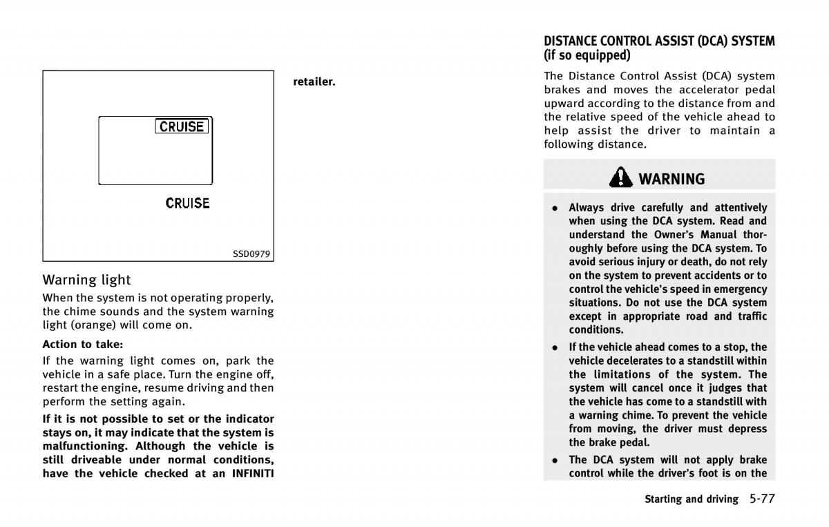 Infiniti QX80 owners manual / page 414